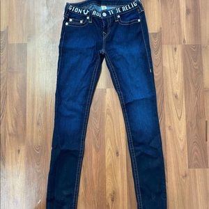True Religion Size 29 women’s jeans, barely worn